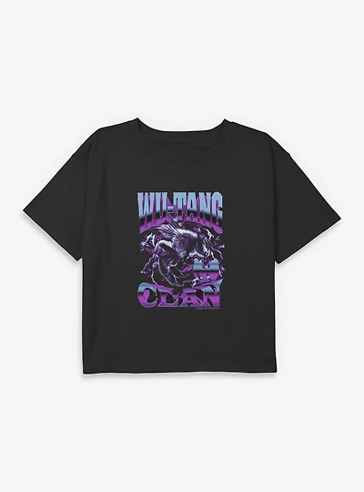 Wu-Tang Clan Bee  Youth Girls Boxy Crop T-Shirt
