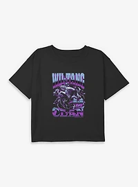 Wu-Tang Clan Bee  Youth Girls Boxy Crop T-Shirt