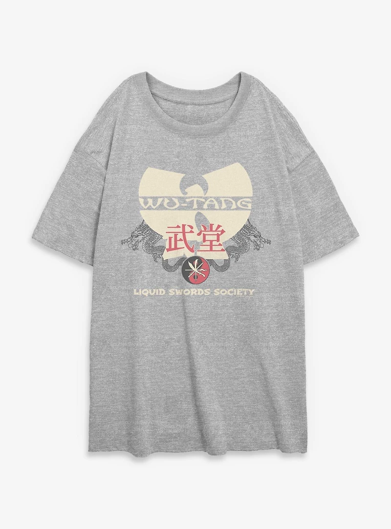 Wu-Tang Liquid Swords Society Womens Oversized T-Shirt