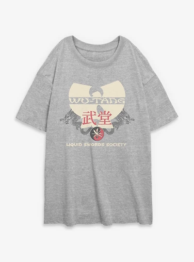 Wu-Tang Liquid Swords Society Womens Oversized T-Shirt