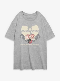 Wu-Tang Liquid Swords Society Womens Oversized T-Shirt