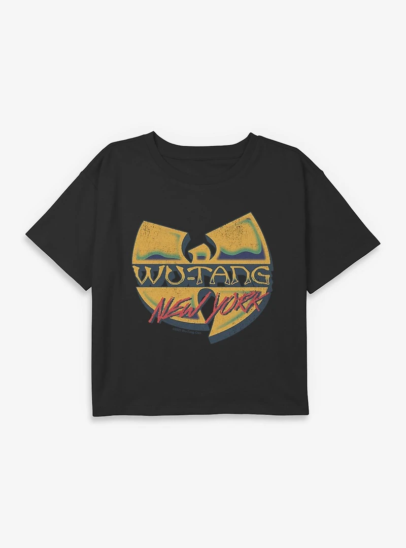 Wu-Tang New York Youth Girls Boxy Crop T-Shirt