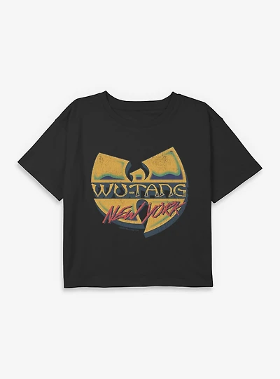 Wu-Tang New York  Youth Girls Boxy Crop T-Shirt