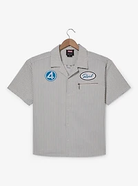 Marvel The Fantastic Four Fantasticar Woven Button-Up — BoxLunch Exclusive