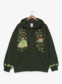 Disney the Princess and Frog Tiana Bayou Women's Plus Zippered Hoodie — BoxLunch Exclusive