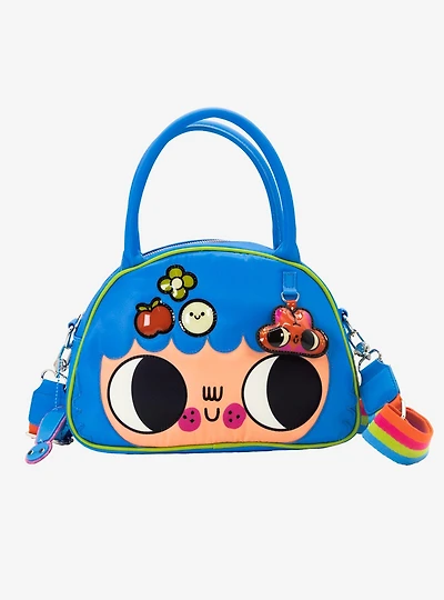 Whatever! Makes You Happy x Burger Babie Convertible Crossbody Bowler Bag