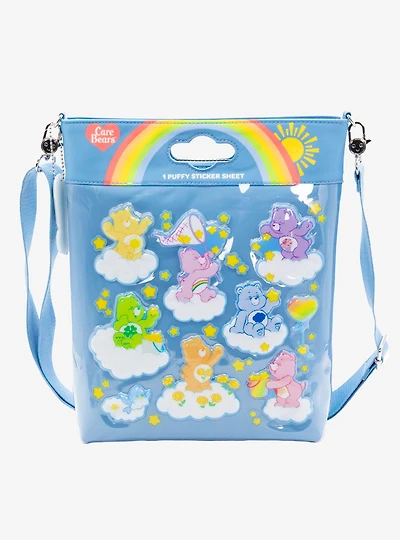 Whatever! Makes You Happy Care Bears Sticker Sheet Crossbody Bag
