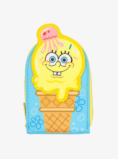 Whatever! Makes You Happy x SpongeBob SquarePants Ice Cream SpongeBob Accordion Wallet