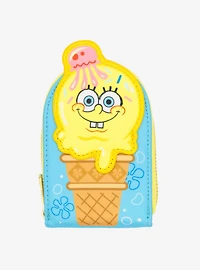 Whatever! Makes You Happy x SpongeBob SquarePants Ice Cream SpongeBob Accordion Wallet
