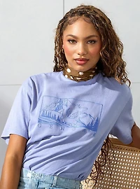 Pokémon Embroidered Gengar Panel Portrait T-Shirt - BoxLunch Exclusive