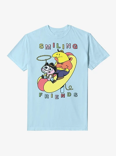 Smiling Friends Rodeo Hot Dog Garment Dyed T-Shirt