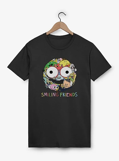 Smiling Friends Smiley Collage T-Shirt