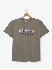 Sanrio Hello Kitty and Friends Bakery Embroidered Women's Plus T-Shirt - BoxLunch Exclusive