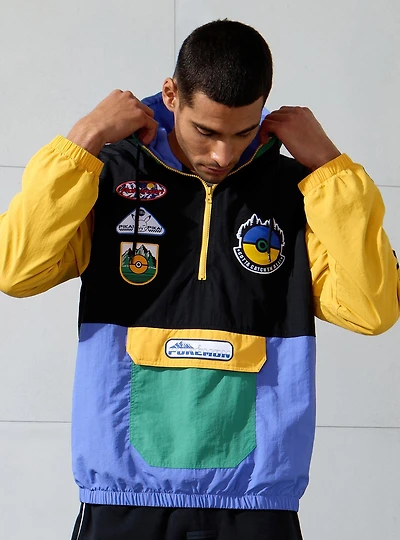 Pokémon Embroidered Patches Color Block Windbreaker - BoxLunch Exclusive