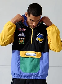 Pokémon Embroidered Patches Color Block Windbreaker - BoxLunch Exclusive