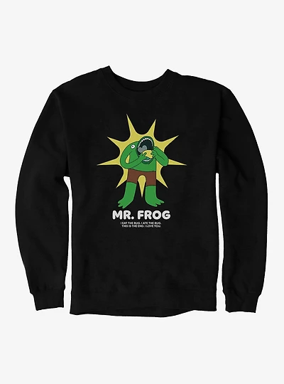 Smiling Friends Mr. Frog Sweatshirt