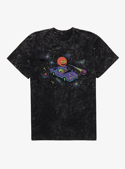 Smiling Friends Space Mineral Wash T-Shirt