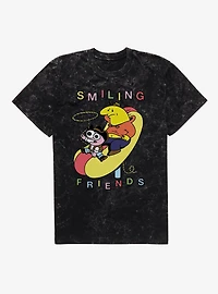 Smiling Friends Rodeo Hot Dog Mineral Wash T-Shirt
