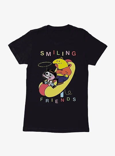 Smiling Friends Rodeo Hot Dog Womens T-Shirt