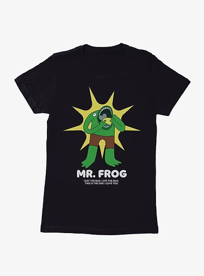 Smiling Friends Mr. Frog Womens T-Shirt
