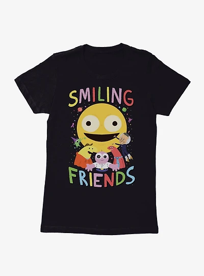 Smiling Friends Hugs All Around Womens T-Shirt