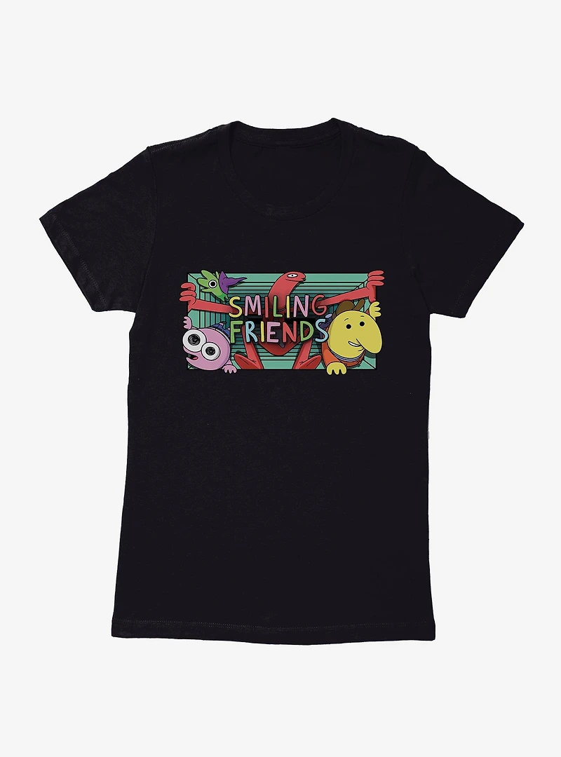 Smiling Friends Hallway Womens T-Shirt