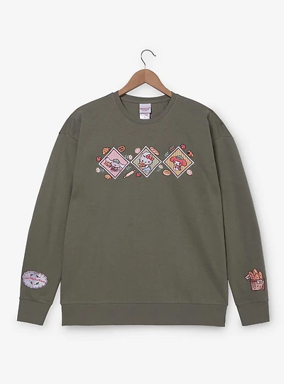 Sanrio Hello Kitty & Friends Bakery Embroidered Crewneck - BoxLunch Exclusive