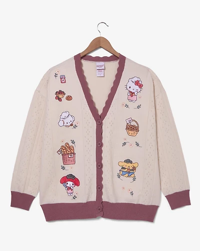 Sanrio Hello Kitty and Friends Bakery Women's Plus Scalloped Cardigan — BoxLunch Exclusive
