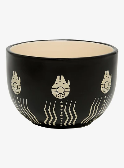 Star Wars The Millennium Falcon Tonal Print Bowl - BoxLunch Exclusive
