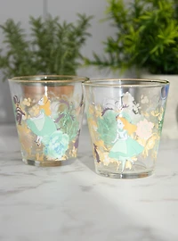 Disney Alice in Wonderland Floral Glass Set - BoxLunch Exclusive