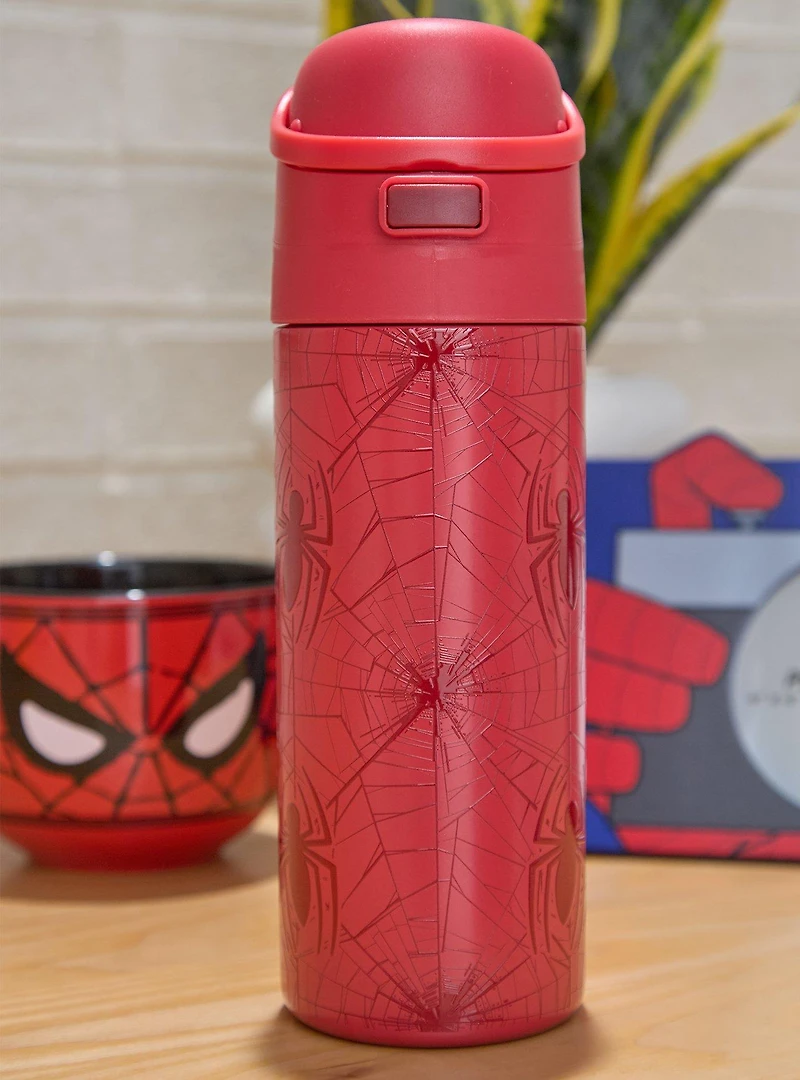 Marvel Spider-Man Webbed Water Bottle — BoxLunch Exclusive