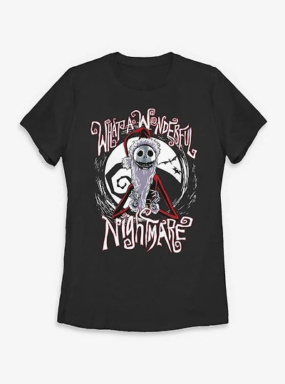 Disney The Nightmare Before Christmas Santa Jack Womens T-Shirt