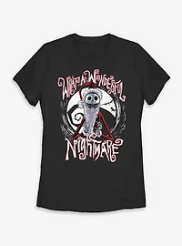 Disney The Nightmare Before Christmas Santa Jack Womens T-Shirt