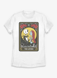 Disney The Nightmare Before Christmas Lovers Tarot Womens T-Shirt