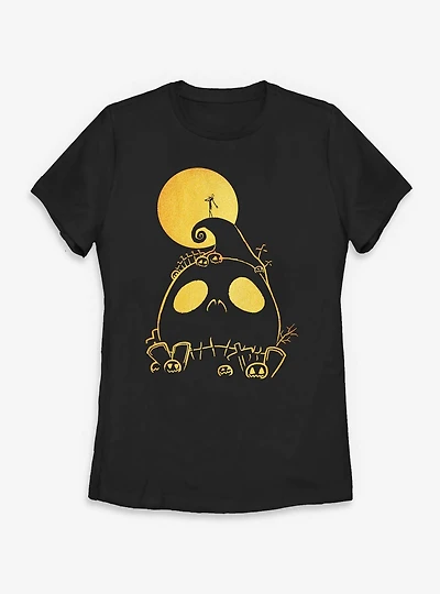 Disney The Nightmare Before Christmas Cemetery Womens T-Shirt