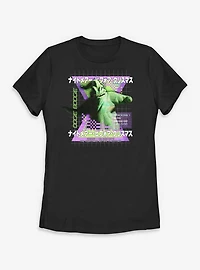 Disney The Nightmare Before Christmas Vaporwave Oogie Womens T-Shirt