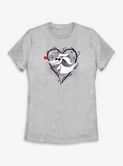 Disney The Nightmare Before Christmas Beware Of Dog Zero Womens T-Shirt