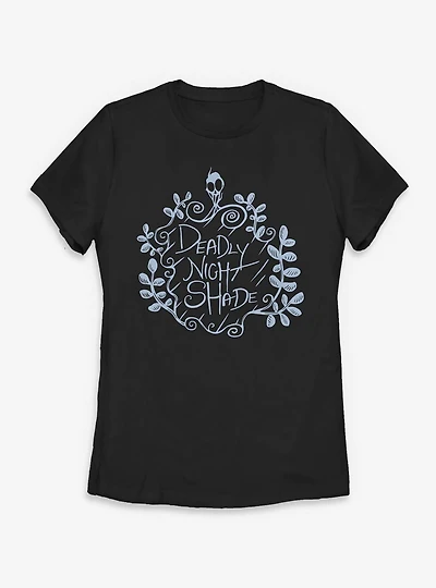 Disney The Nightmare Before Christmas Deadly Night Shade Womens T-Shirt