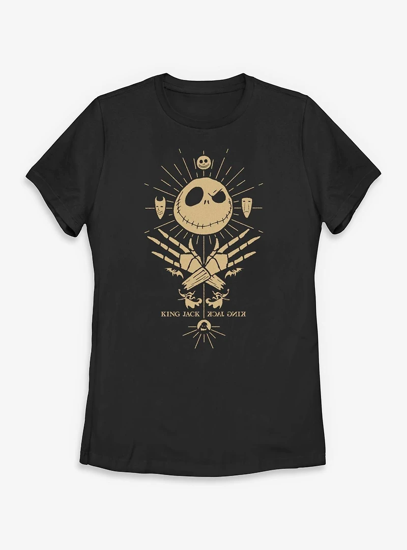 Disney The Nightmare Before Christmas King Jack Womens T-Shirt
