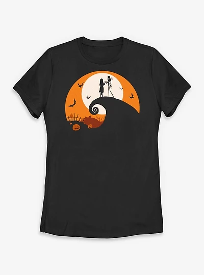Disney The Nightmare Before Christmas Haunt Hill Womens T-Shirt