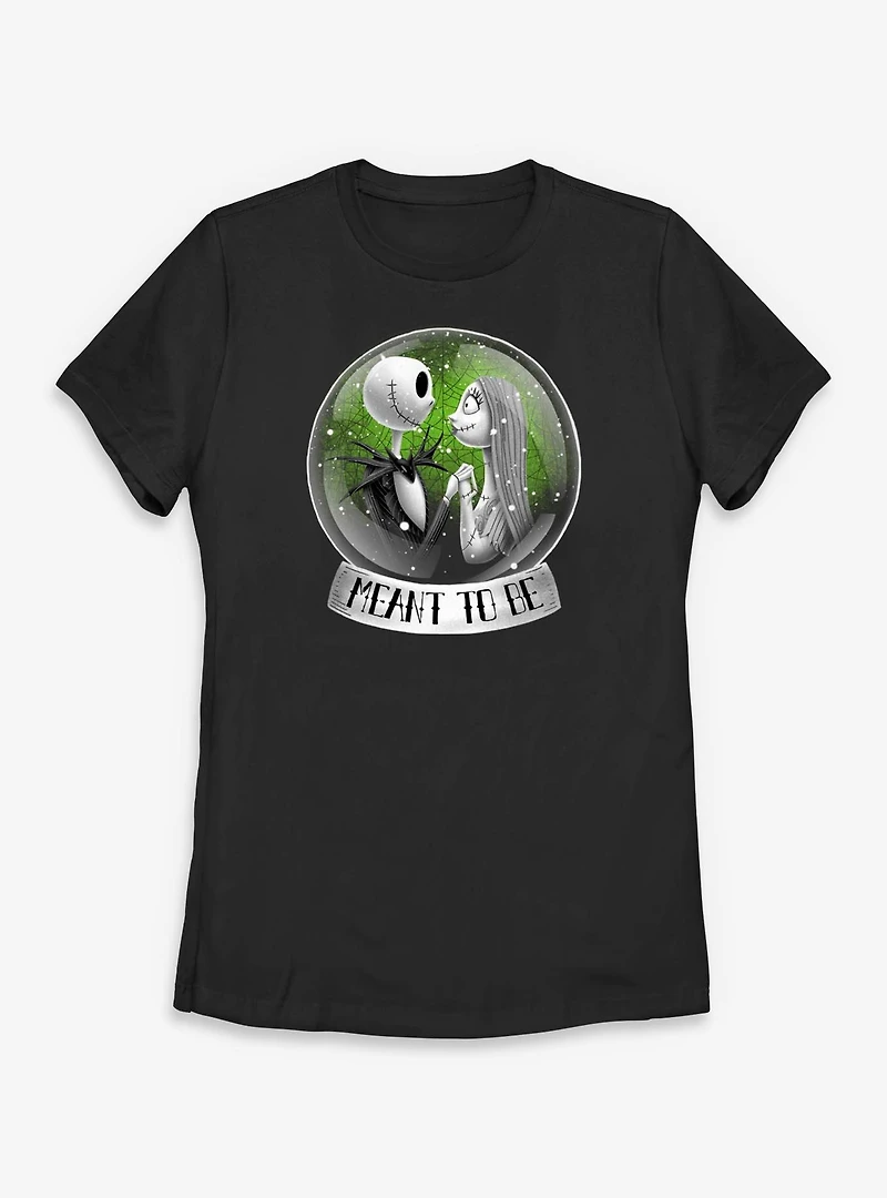 Disney The Nightmare Before Christmas Snow Globe Womens T-Shirt