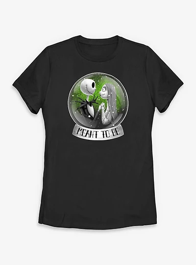 Disney The Nightmare Before Christmas Snow Globe Womens T-Shirt