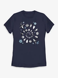 Disney The Nightmare Before Christmas NBC Treaters Swirl Womens T-Shirt
