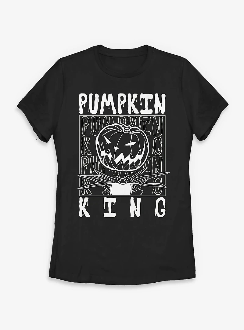 Disney The Nightmare Before Christmas Pumpkin King Square Womens T-Shirt