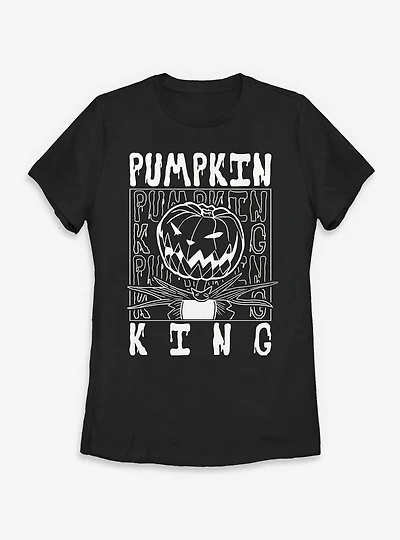 Disney The Nightmare Before Christmas Pumpkin King Square Womens T-Shirt