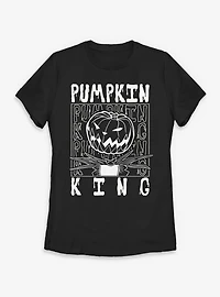 Disney The Nightmare Before Christmas Pumpkin King Square Womens T-Shirt