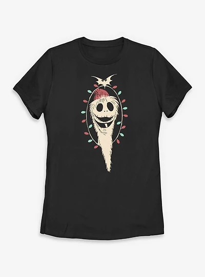 Disney The Nightmare Before Christmas Santa Jack Lights Womens T-Shirt