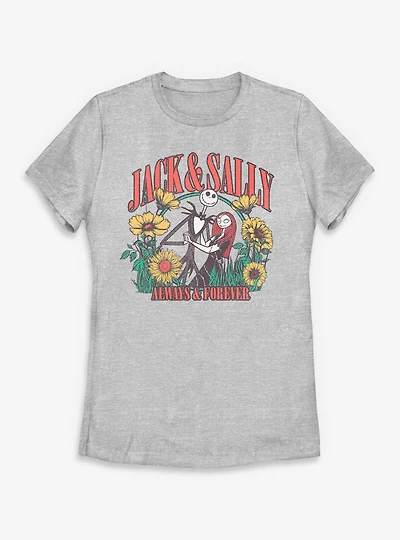Disney The Nightmare Before Christmas Jack And Sally Womens T-Shirt