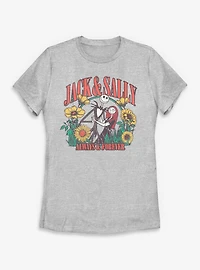 Disney The Nightmare Before Christmas Jack And Sally Womens T-Shirt