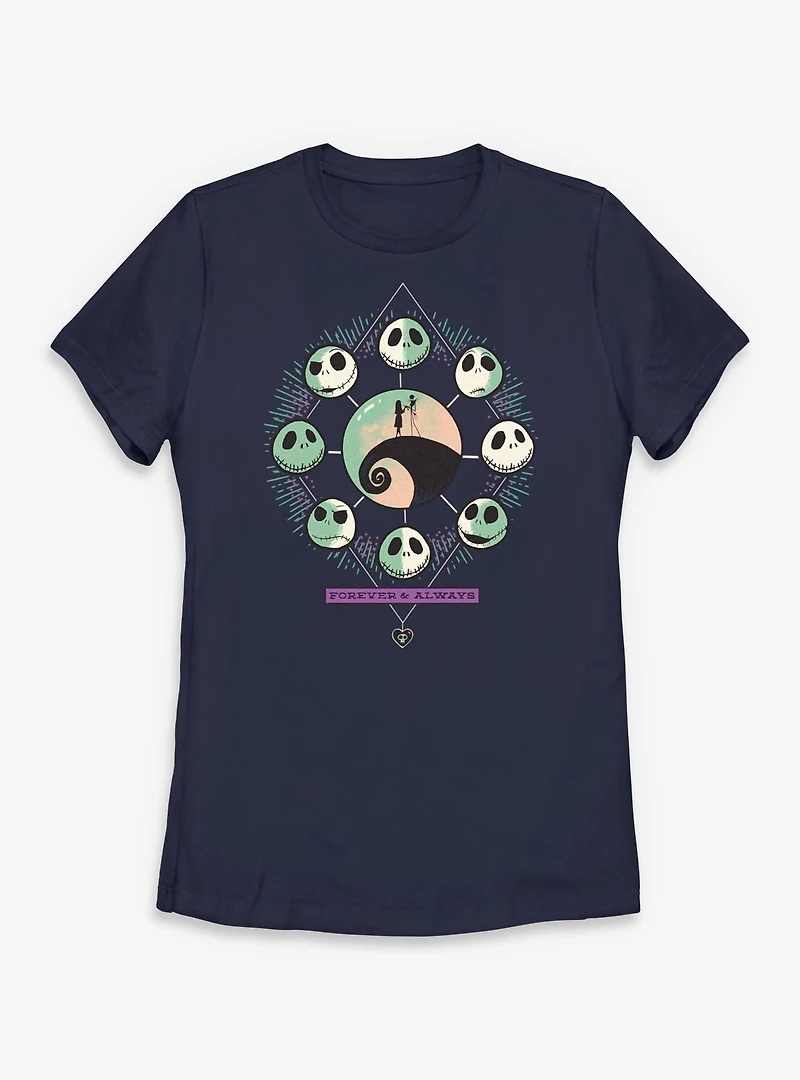 Disney The Nightmare Before Christmas Forever And Always Womens T-Shirt